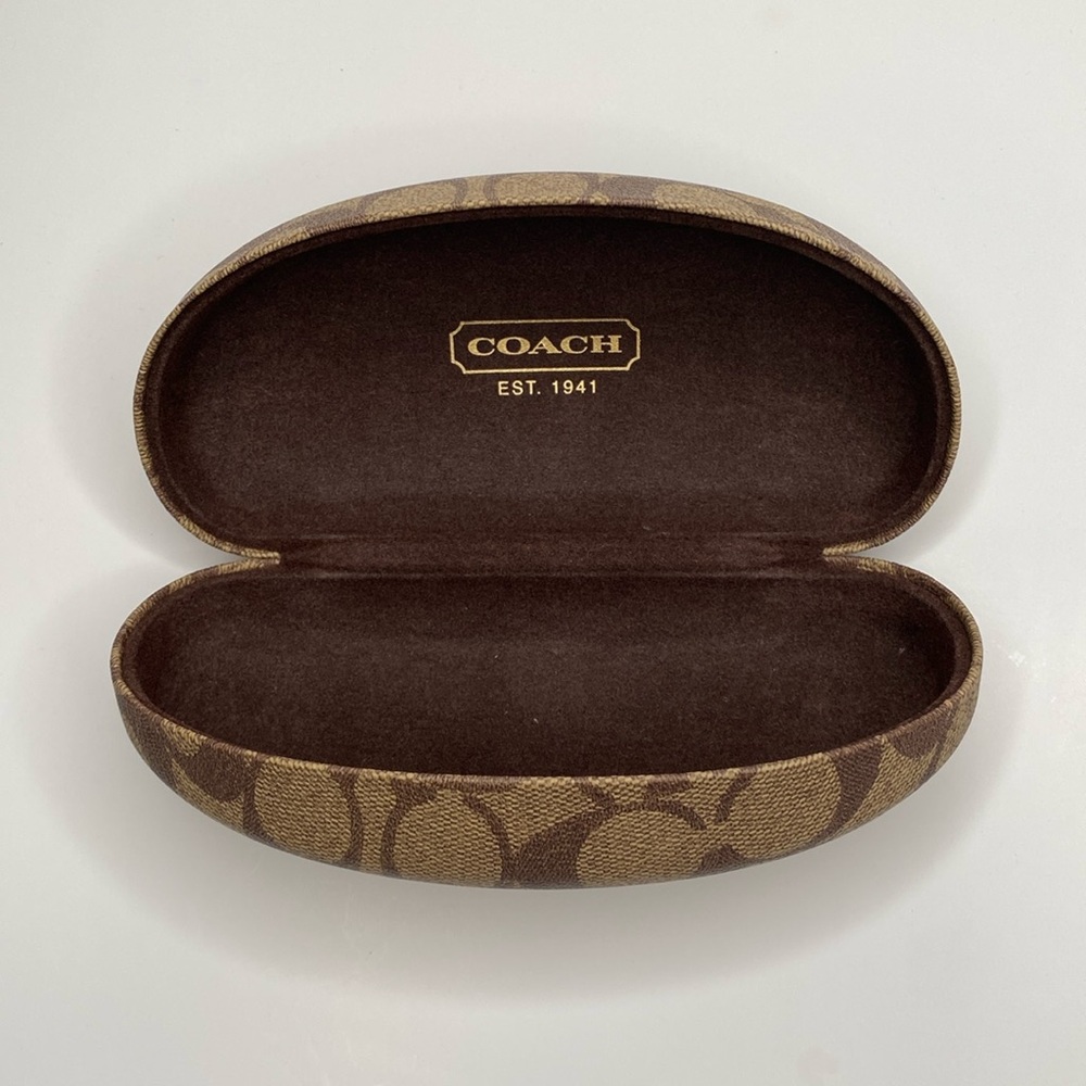 COACH Signature Logo Hard Sunglass‎ Case